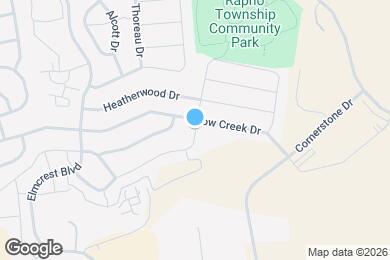 Map image of the property - 1395 Fieldstone Dr