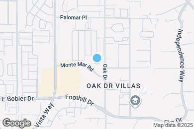 Map image of the property - 1440 Oak Dr