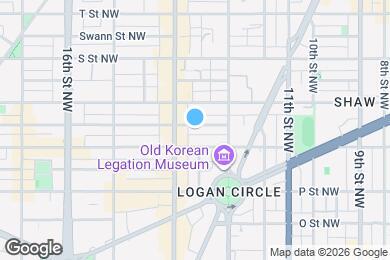 Map image of the property - 1336 Corcoran St NW