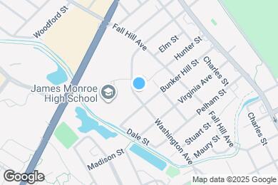 Map image of the property - 2103 Washington Ave