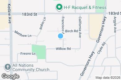 Map image of the property - 18430 Francisco Ave