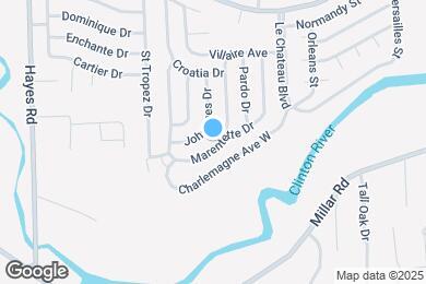 Map image of the property - 15861 Marentette Dr