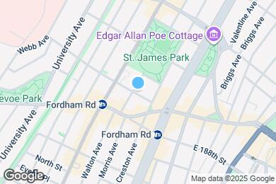 Map image of the property - 55 E 190th St