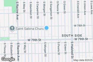 Map image of the property - 7819 S Morgan St