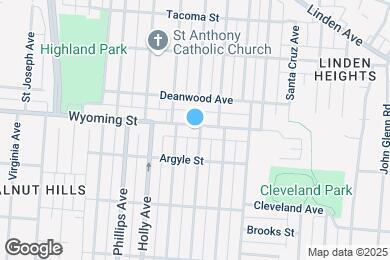 Map image of the property - 2112 Wyoming St
