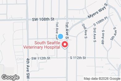 Map image of the property - 11000 1st Ave SW