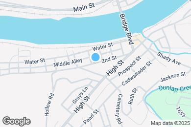 Map image of the property - 421 2nd St