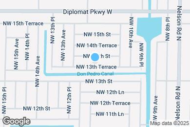 Map image of the property - 1121 NW 13th Terrace