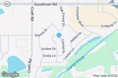 Map image of the property - 6741 Crystal Dr