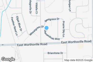 Map image of the property - 924 Shenandoah Way