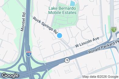 Map image of the property - 1036 Crystal Springs Pl