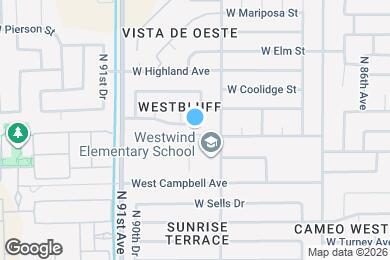 Map image of the property - 8925 W Meadowbrook Ave
