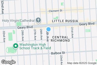 Map image of the property - 548 25th Ave