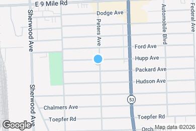Map image of the property - 7283 Packard Ave