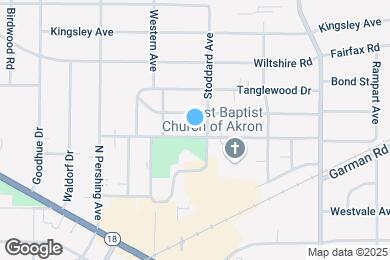 Map image of the property - 1713 Shatto Ave