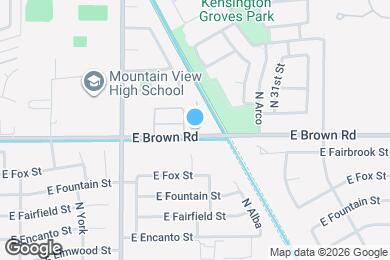 Map image of the property - 2930 E Brown Rd