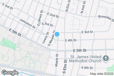 Map image of the property - 1509 E 4th St