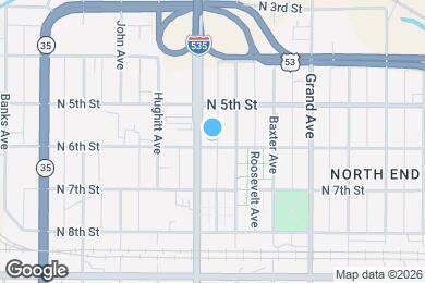 Map image of the property - 1315 N 6th St