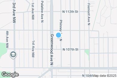 Map image of the property - 10733 Phinney Ave N