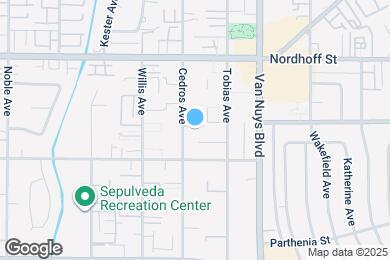 Map image of the property - 8936 Cedros Ave