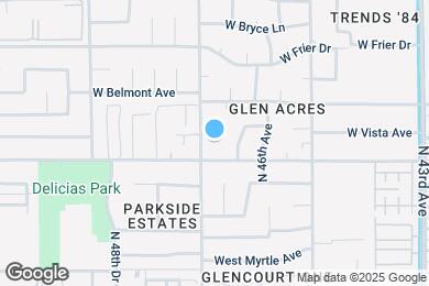 Map image of the property - 4637 W Vista Ave