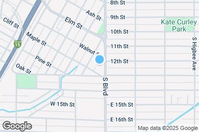Map image of the property - 1260 S Blvd