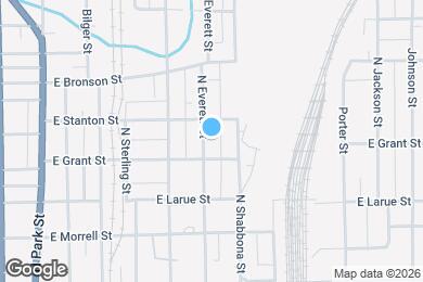 Map image of the property - 905 N Everett St