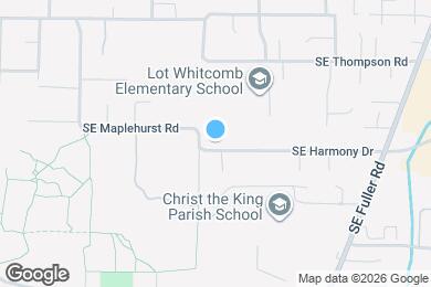 Map image of the property - 7203 SE Harmony Dr