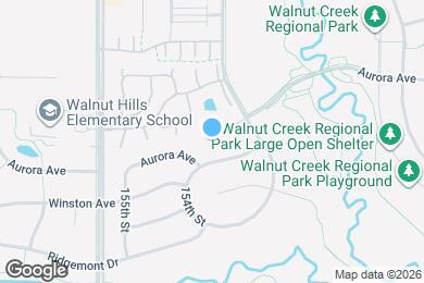 Map image of the property - 15222 Aurora Cir