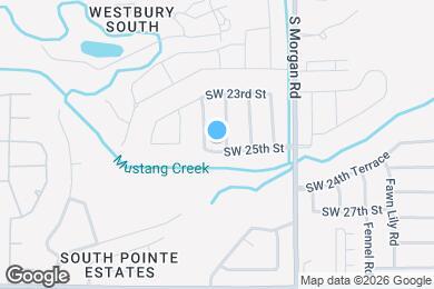 Map image of the property - 9921 SW 25th-