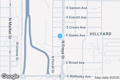 Map image of the property - 3524 E Queen Ave