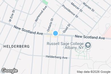 Map image of the property - 282 New Scotland Ave