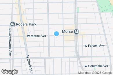 Map image of the property - 1525 W Morse Ave