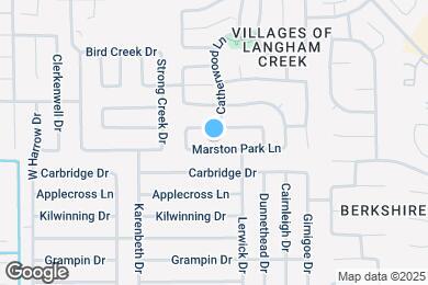 Map image of the property - 16822 Marston Park Ln