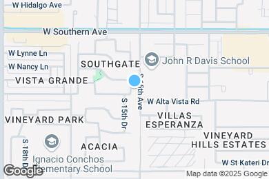 Map image of the property - 6233 S 15th Dr
