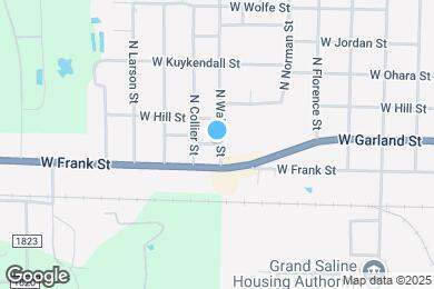 Map image of the property - 213 N Waldrip St