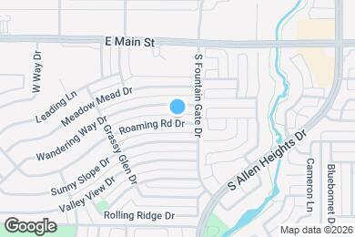 Map image of the property - 921 Roaming Rd Dr