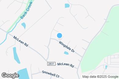 Map image of the property - 2521 Wingdale Dr