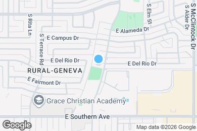 Map image of the property - 1265 E Del Rio Dr
