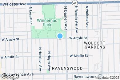 Map image of the property - 4955 N Seeley Ave