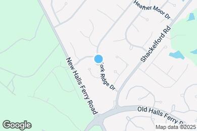 Map image of the property - 16727 N Fork Ridge Dr