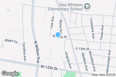 Map image of the property - 210 W 17th St