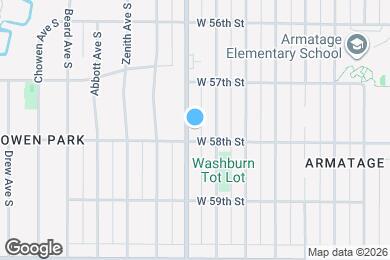 Map image of the property - 5751 Xerxes Ave S