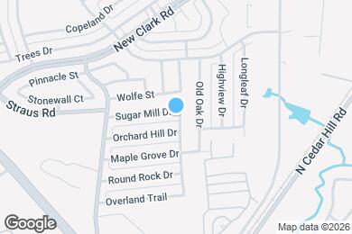 Map image of the property - 408 Sugar Mill Dr