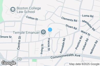 Map image of the property - 10 E Boulevard Rd