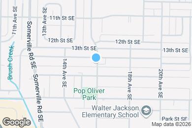 Map image of the property - 1433 North St SE