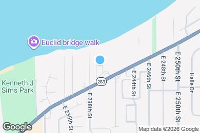 Map image of the property - Water's Edge