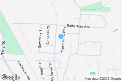 Map image of the property - 627 Presidential Way