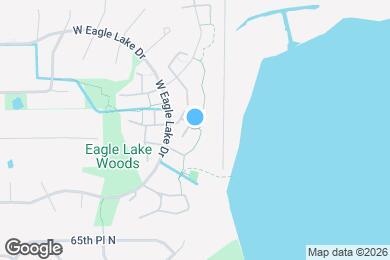 Map image of the property - 240 W Eagle Lake Dr