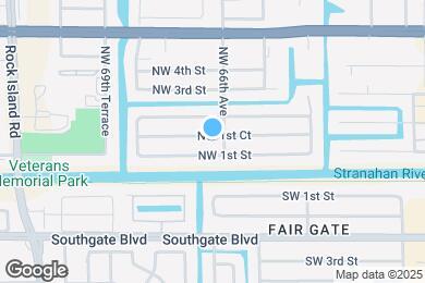 Map image of the property - 6624 NW 1st Ct